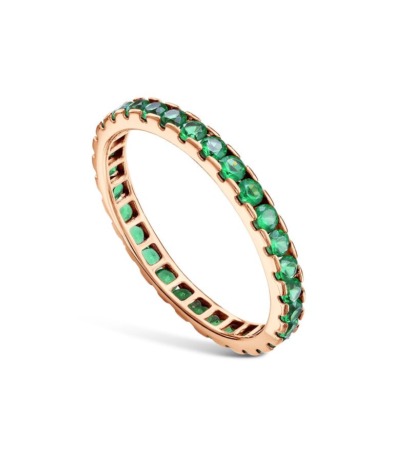 Золотое кольцо «Круг гармонии» с наношпинелями