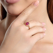 Золотое кольцо с рубином