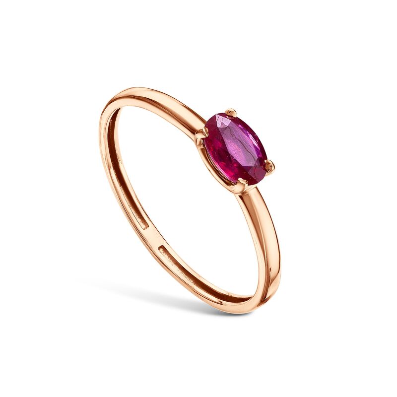 Золотое кольцо с рубином
