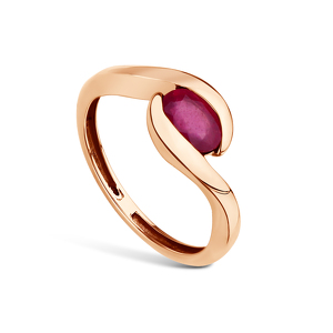 Золотое кольцо с рубином