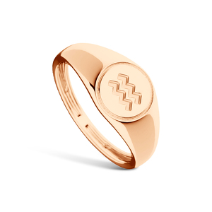 Золотое кольцо «Водолей»