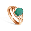 Золотое кольцо с изумрудом