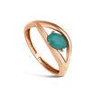 Золотое кольцо с изумрудом