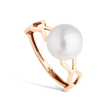 Золотое кольцо с жемчугом