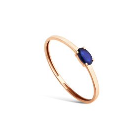 Золотое кольцо с сапфиром
