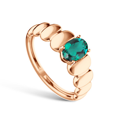 Золотое кольцо с изумрудом