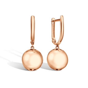 Золотые серьги «Золотая Орбита»