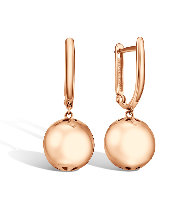 Золотые серьги «Золотая Орбита»