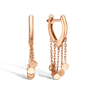 Золотые серьги «Жади»