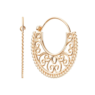 Золотые серьги «Сударушка»