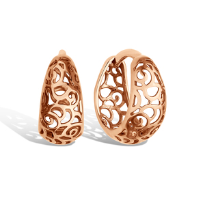 Золотые серьги «Версаль»