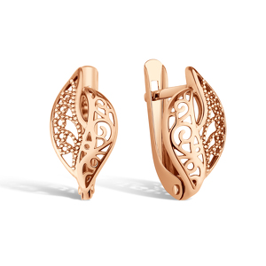 Золотые серьги «Версаль»