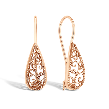 Золотые серьги