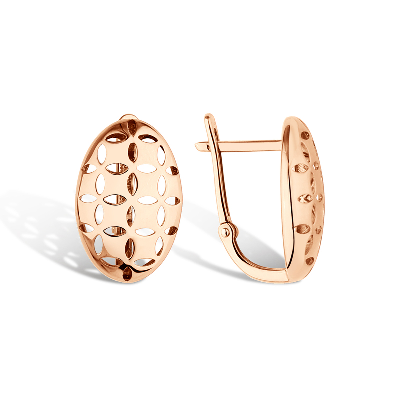 Золотые серьги «Версаль»