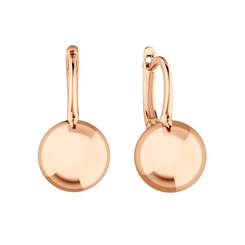 Золотые серьги «Золотая Орбита»