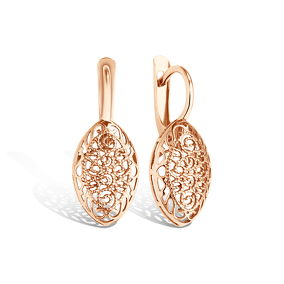 Золотые серьги «Версаль»