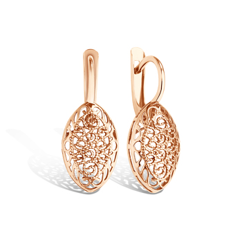 Золотые серьги «Версаль»