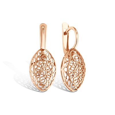 Золотые серьги «Версаль»