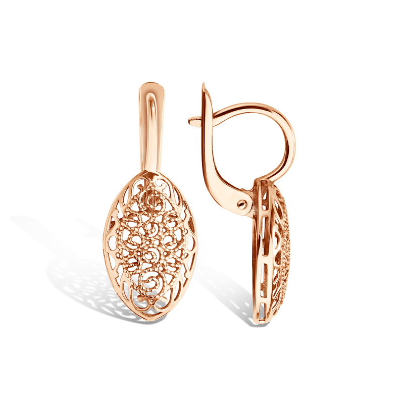 Золотые серьги «Версаль»