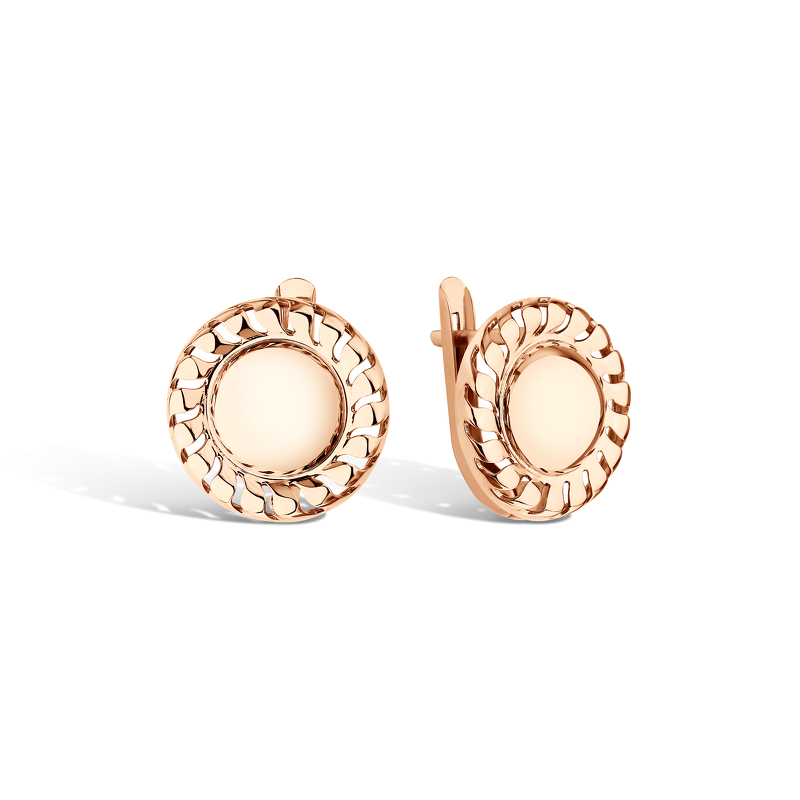 Золотые серьги «Версаль»