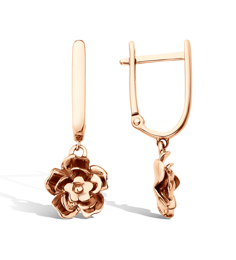 Золотые серьги