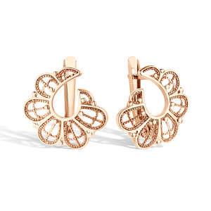 Золотые серьги