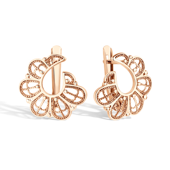 Золотые серьги