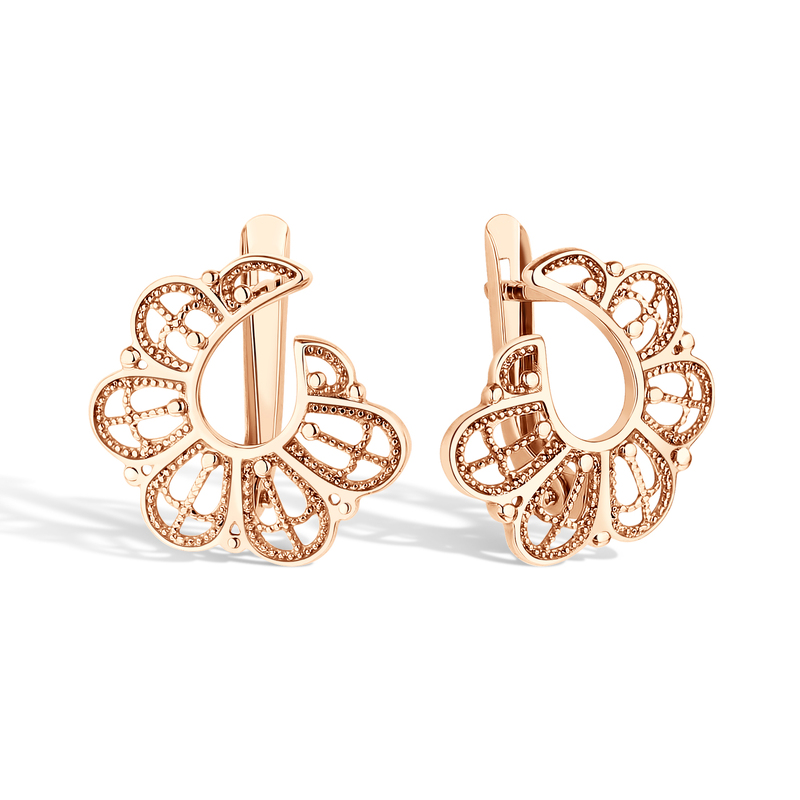 Золотые серьги