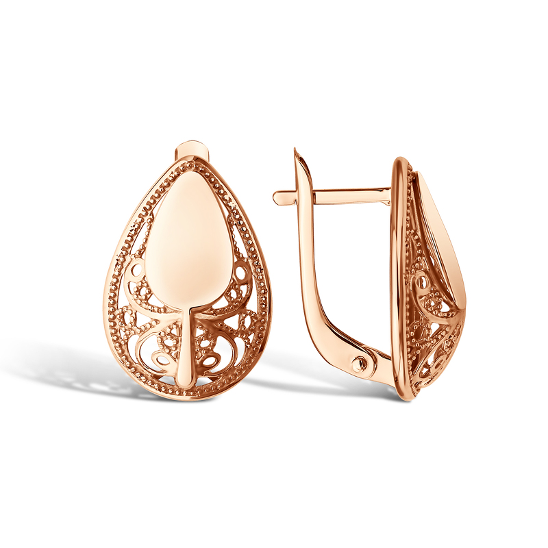 Золотые серьги «Версаль»