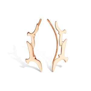 Золотые серьги «Полет Двух»