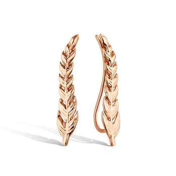 Золотые серьги «Грани притяжения»