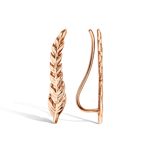 Золотые серьги «Грани притяжения»