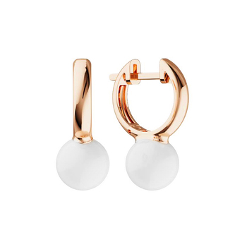 Золотые серьги с жемчугом