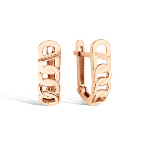 Золотые серьги «Якорь света»