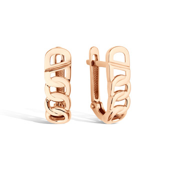 Золотые серьги «Якорь света»