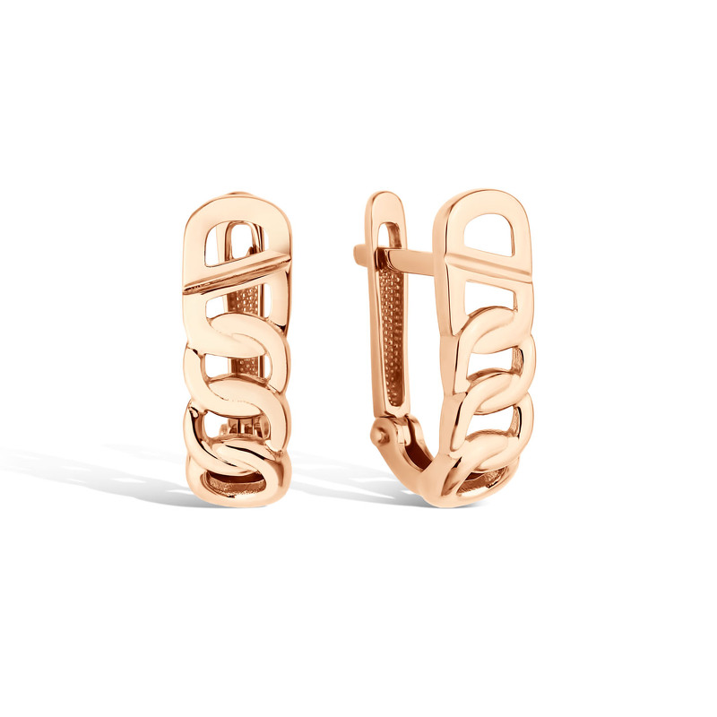 Золотые серьги «Якорь света»