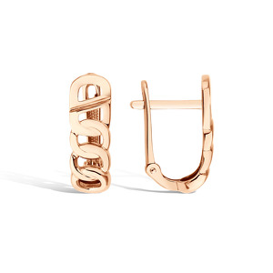 Золотые серьги «Якорь света»