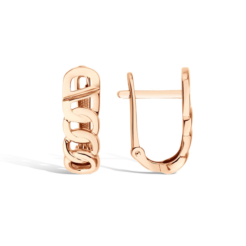 Золотые серьги «Якорь света»