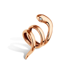 Золотая подвеска «Искушение» с фианитами