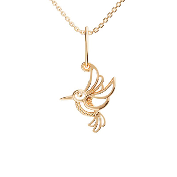 Золотая подвеска «Колибри»