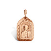 Подвеска из красного золота «Казанская икона Божьей Матери»
