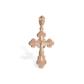 Золотой крест «Спаси и сохрани»