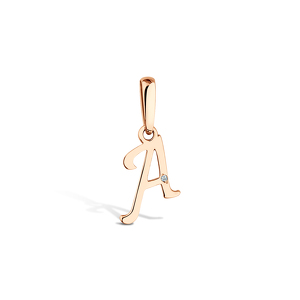 Золотая подвеска с бриллиантом