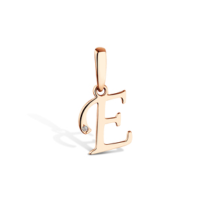 Золотая подвеска с бриллиантом