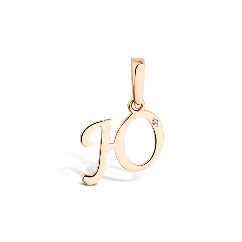 Золотая подвеска с бриллиантом