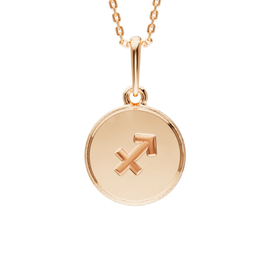 Золотая подвеска «Стрелец»