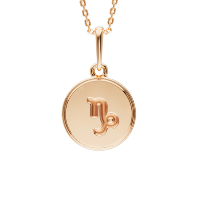 Золотая подвеска «Козерог»