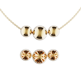 Золотое колье «Золотая Орбита»