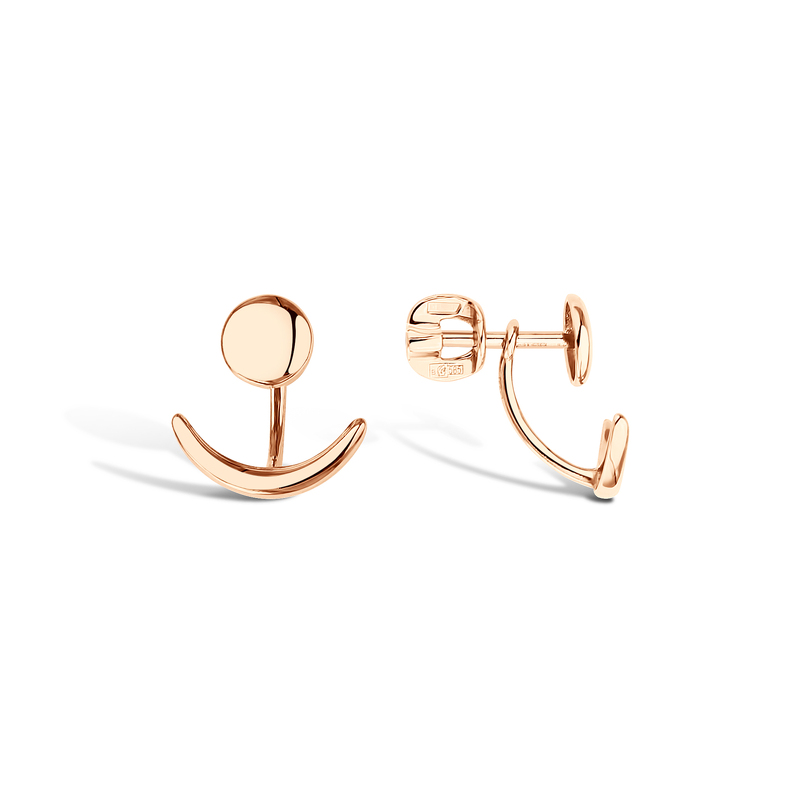 Золотые серьги-пусеты