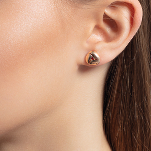 Золотые серьги-пусеты